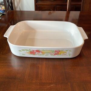 Corning Ware Fruit Basket Roast Roaster Lasagna Casserole Dish
